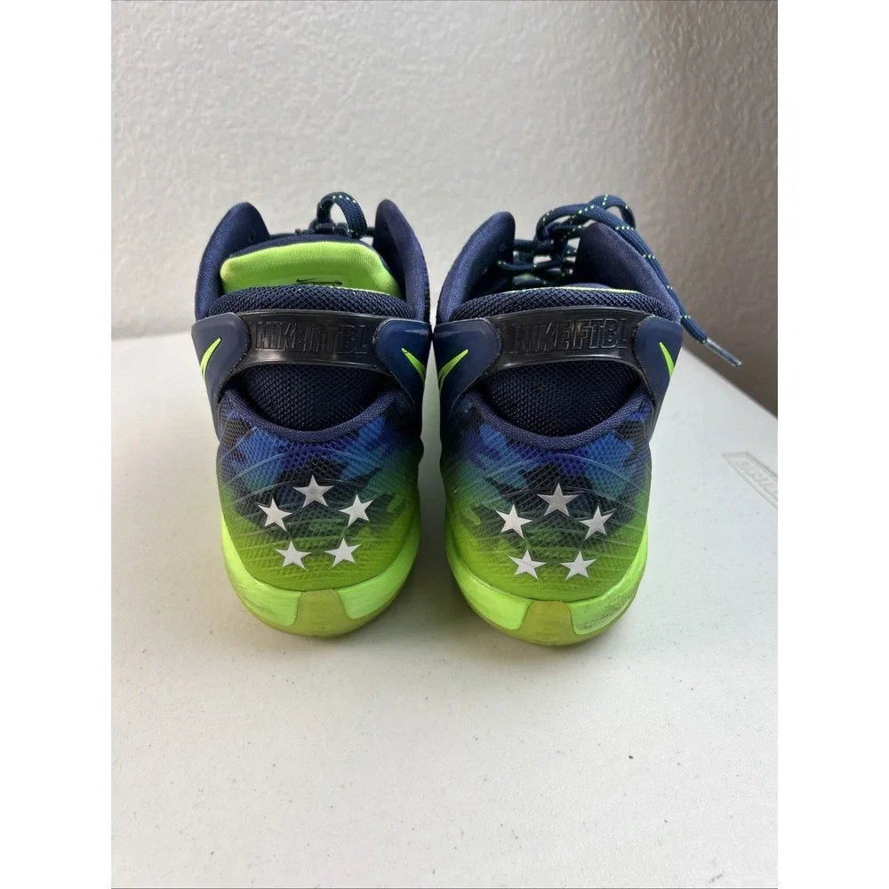 NIKE Zoom Field General FTBL Navy/Lime Green 654859-430 sz 12‎